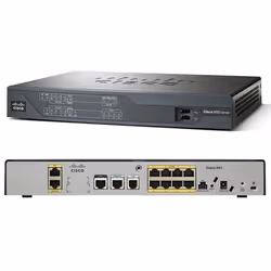 Cisco 891, Ethernet WAN, Fast Ethernet, Noir