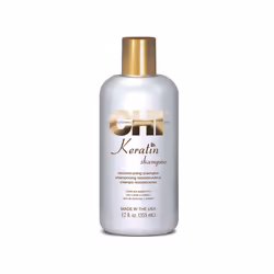 CHI Keratin 355ml, 355 ml, Shampoing, Unisexe, Cheveux abimés, Protection, Brillant, Renforcer, Bouteille