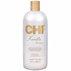 CHI Keratin Reconstructing Shampoo, 946 ml, Shampoing, Femmes, Cheveux abimés, Protection, Brillant, Renforcer, Bouteille