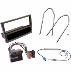 Kit Adaptateur Autoradio 1DIN Opel Agila/Combo C/Corsa C/Meriva/Tigra/Vivaro - Noir