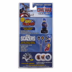 Polymark Captain America Cw Set Fig+Ecouteurs+Clips, Figurine à collectionner, Film et série TV