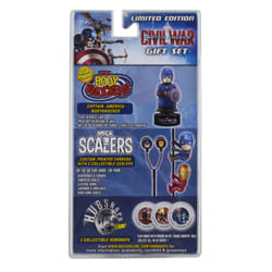 Polymark Captain America Cw Set Fig+Ecouteurs+Clips
