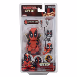 Polymark Deadpool Gift Set Fig+Ecouteurs+Pinces