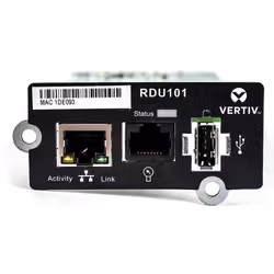 Vertiv IntelliSlot RDU101, Interne, Avec fil, Ethernet, 100 Mbit/s