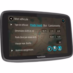 TomTom GO Professional 520, Multicolore, Interne, Toute l'Europe, 12,7 cm (5"), 480 x 272 pixels, Flash