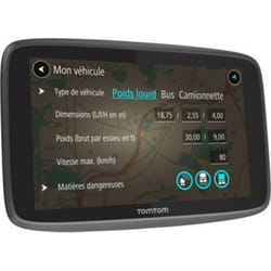 TomTom GO Pro 520 navigateur Fixé 12,7 cm (5") Écran tactile Noir, Gris