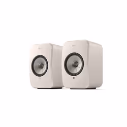 Enceintes connectées Hi-Fi KEF LSX 2 LT Blanc Galet vendues par paire