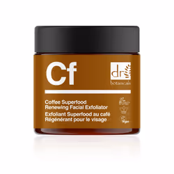 Dr Botanicals Exfoliant Superfood au café Régénérant pour le visage 50 ml, Gommage nettoyant, Femmes, Exfoliation, Rafraîchis ...