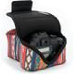 Étui appareil photo - USA Gear - FlexSLEEVE Southwest - Néoprène durable - Couleur bleu