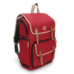 GOgroove Red Camera Backpack sac à dos Sac à dos normal Rouge Tissu, Nylon