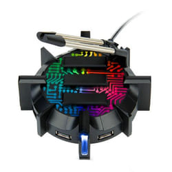 Enhance ENPCGHB100BKEW hub & concentrateur USB 2.0 Noir