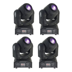 JEUX DE LUMIERE PACK DE 4 LYRES GOBOS DMX A PRIX FOU PA DJ SONO LED BAR CLUB DISCOTHEQUE SOIREE DANSANTE