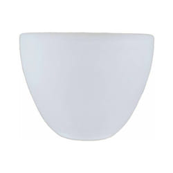 Abat-jour en verre shot mat 8x6,5cm ouverture 3cm