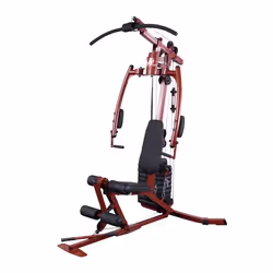 Body Solid BFMG20, ABS, Biceps, Veaux, Avant-bras, Ischios, Quadriceps, Épaules, Trapèze, Triceps, Noir, Rouge, 1193,8 mm, 16 ...