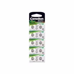 Pack de 10 piles Camelion Alcaline AG8LR1120LR55191SR1120WGP91A391 0% Mercury/Hg - 0639737492446