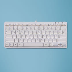 R-Go Tools Compact R-Go Clavier , QWERTZ (DE), blanc, filaire