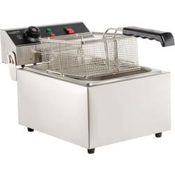 Friteuse électrique - COMBISTEEL - 6 Litres - 3 kW - 1 panier - Électrique