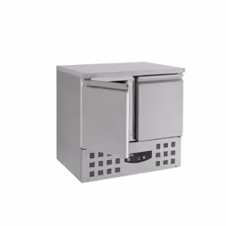 Table réfrigérée positive 2 portes - Combisteel - Compact Line - 257L - Acier inoxydable