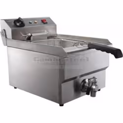Friteuse électrique - COMBISTEEL - 8 litres - Robinet de vidange - 33 kW - 1 panier