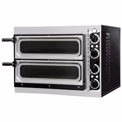 Four à Pizza - COMBISTEEL - Double - 2 Pizzas 32 cm - Éclairage interne - Température 320°C