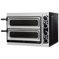 Four à Pizza - COMBISTEEL - Double - 2 Pizzas 32 cm - Éclairage interne - Température 320°C