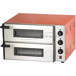 Four à Pizza - COMBISTEEL - Double 2 Pizzas 45 cm - 3 KW - 230 V - Rose