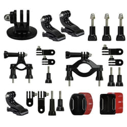Kit pour GOPRO Fixation Trépied Adaptateurs verticales en J Fixation sur Tube Handlebar Pole Mount pour GoPro 4/3+/3/2/1