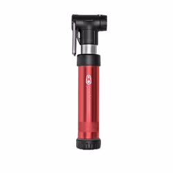 Crankbrothers Gem, Pompe à main, Balle, Vélo, Noir, Rouge, Prise type I, Aluminium, 176 mm