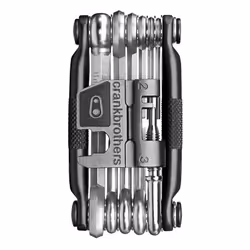 Crankbrothers M17, Outils de bicyclette, Multi-outils vélo, Noir, Argent, 9, 10, 11, 12, Clé Allen, Clé à rayons, Clé Torx, T ...