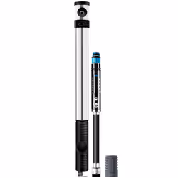 Crankbrothers Klic Hp Gauge + Co2, Pompe à main, Vélo, Argent, 8,3 bar, 260 mm, 170 g