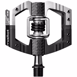 Crankbrothers Mallet E LS, Mountain bicycle (MTB), Aluminium, Noir, Argent, Pédales plate-forme, 242 g, 2 pièce(s)