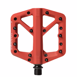 Crankbrothers Stamp 1 Small, Mountain bicycle (MTB), Composite, Rouge, Pédales plate-forme, 299 g, 2 pièce(s)
