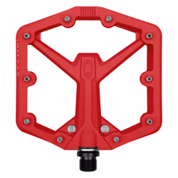 Crankbrothers Stamp 1 Gen 2, Composite, Nylon, Rouge, Acier Chromoly 4140 (CrMo), Pédales plate-forme, 111 mm, 114 mm