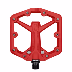 Crankbrothers Stamp 1 Gen 2, Composite, Nylon, Rouge, Acier Chromoly 4140 (CrMo), Pédales plate-forme, 100 mm, 100 mm
