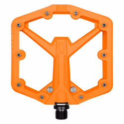Crankbrothers Stamp 1 Gen 2, Composite, Nylon, Orange, Acier Chromoly 4140 (CrMo), Pédales plate-forme, 111 mm, 114 mm