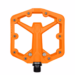 Crankbrothers Stamp 1 Gen 2, Composite, Nylon, Orange, Acier Chromoly 4140 (CrMo), Pédales plate-forme, 100 mm, 100 mm