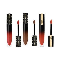 L'Oréal Paris - Lot de 3 Lèvres Liquide Laqué Signature - 319 Be Unattached/ 322 Be Tropical/ 304 Be Unafraid -