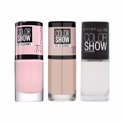 Maybelline New York - Lot de 3 Vernis Colorshow - 77 Nebline/ 301 Love This Sweater/ 130 Winter Baby -
