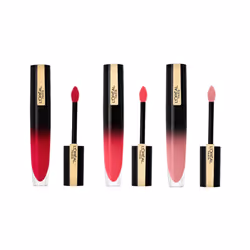 L'Oréal Paris - Lot de 3 Rouge à Lèvres Liquide Laqué Signature - 311 Be Brilliant/ 312 Be Powerful/ 306 Be Innovative -