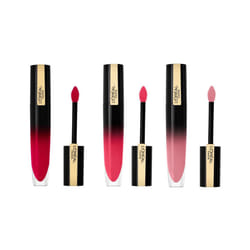 L'Oréal Paris - Lot de 3 Rouge à Lèvres Liquide Laqué Signature - 311 Be Brilliant/ 312 Be Powerful/ 306 Be Innovative -