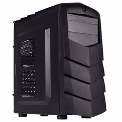 Black Lion PG1139, Midi Tower, PC, Noir, ATX, micro ATX, Acier, Jouer