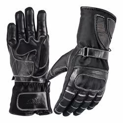 ADM Gants Moto Écran Tactile Hiver Chaud Homologué CE Logo Motard Gants Cuir Cordura Thinsulate 3M Hipora Imperméable Respira ...