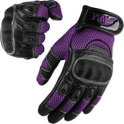 Gants Moto Femme Homologués CE Cuir Été Mi-saison Tactile Gants Moto Scooter Femme Taille XS S M L Marquage CE Noir Rose Violet