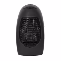 Venteo Chauffage rapide Fast Heater, Chauffage de ventilateur électrique, Intérieure, Mur, Noir, Boutons, 400 W