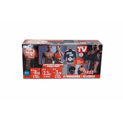 ISL Italy Gymform Total ABS stimulateur musculaire électronique Plaque d'autocollants Noir, Orange