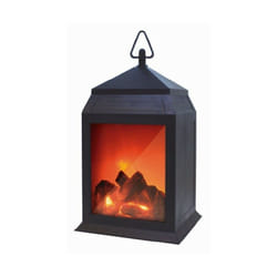 Lanterne style cheminée portable Venteo Noir - Adulte