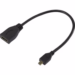 enquête Design compact avec surface blanche Micro-HDMI mâle vers HDMI femelle description Adaptateur HDMI officiel pour le Ra ...