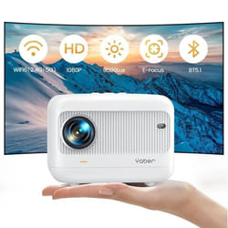 Mini projecteur - YABER - L1 - 9500 Lumens - WiFi - Bluetooth - Full HD 1080P