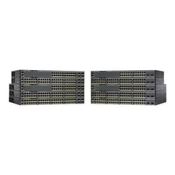 Cisco Catalyst WS-C2960X-48TS-L commutateur réseau Géré L2 Gigabit Ethernet (10/100/1000) 1U Noir