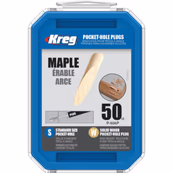 Chevilles Kreg P-MAP; 12 mm (1/2'')- 140 mm (11/2''); 50 pcs.; érable